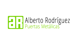 Logo Puertas Metálicas Alberto Rodríguez. Empresa que utiliza ERP Software Ingeniería e Instalaciones